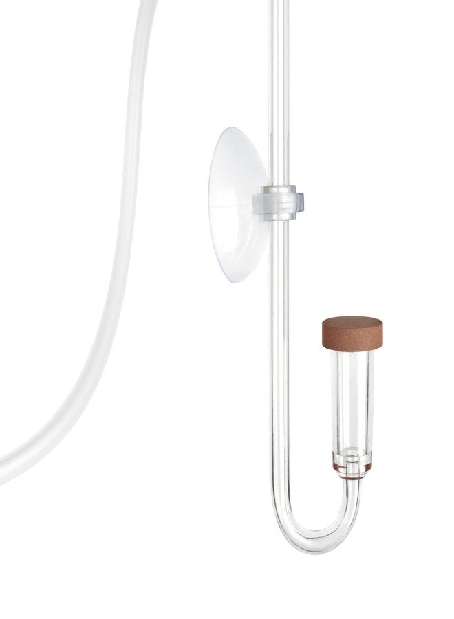 LANDEN AERVITA CO2 Diffuser Kits, Nano-Sized Ceramic diffusing disc Professional Aquarium CO2 High-Efficiency S Size with Suction Cups and Silicone air Hose for Aquarium Tank 10-30gal (40-110L) - Image 2